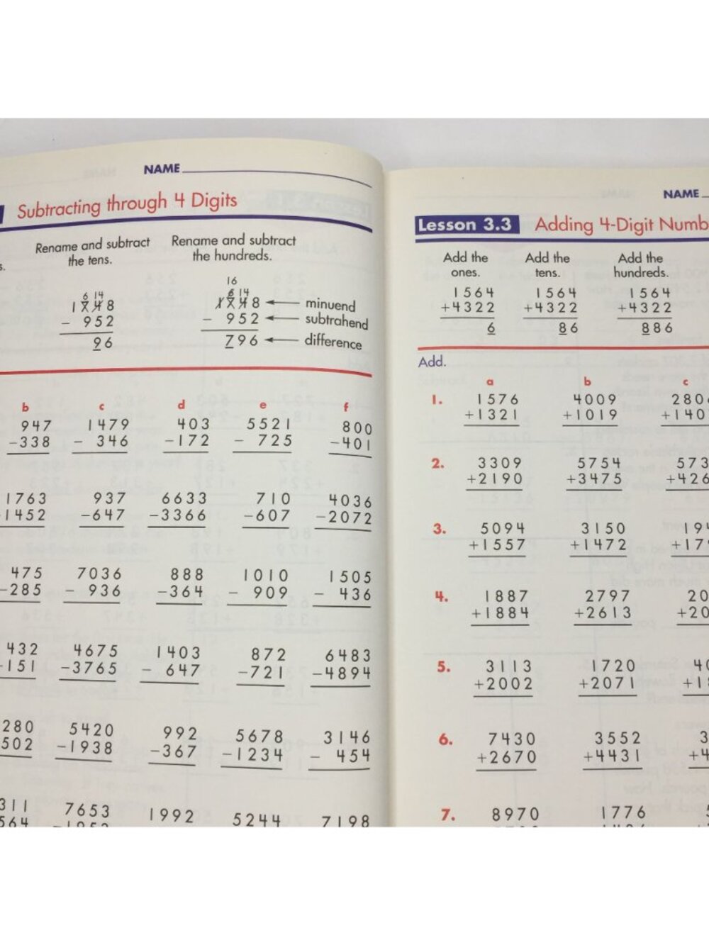 Spectrum Math Workbook Grade 4 Test Prep Multiplication Fractions Geometry - Picture 7 of 12